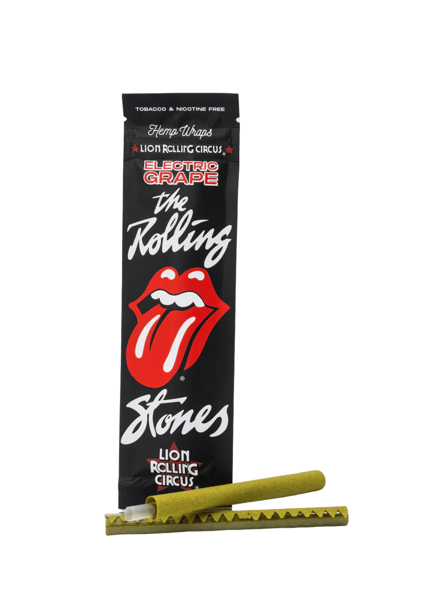 Blunt Hemp Wrap Rolling Stones Electric Grape - Lion Rolling Circus