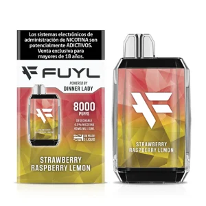Vape Fuyl strawberry raspberry lemon 4.5% nicotina 8000puffs