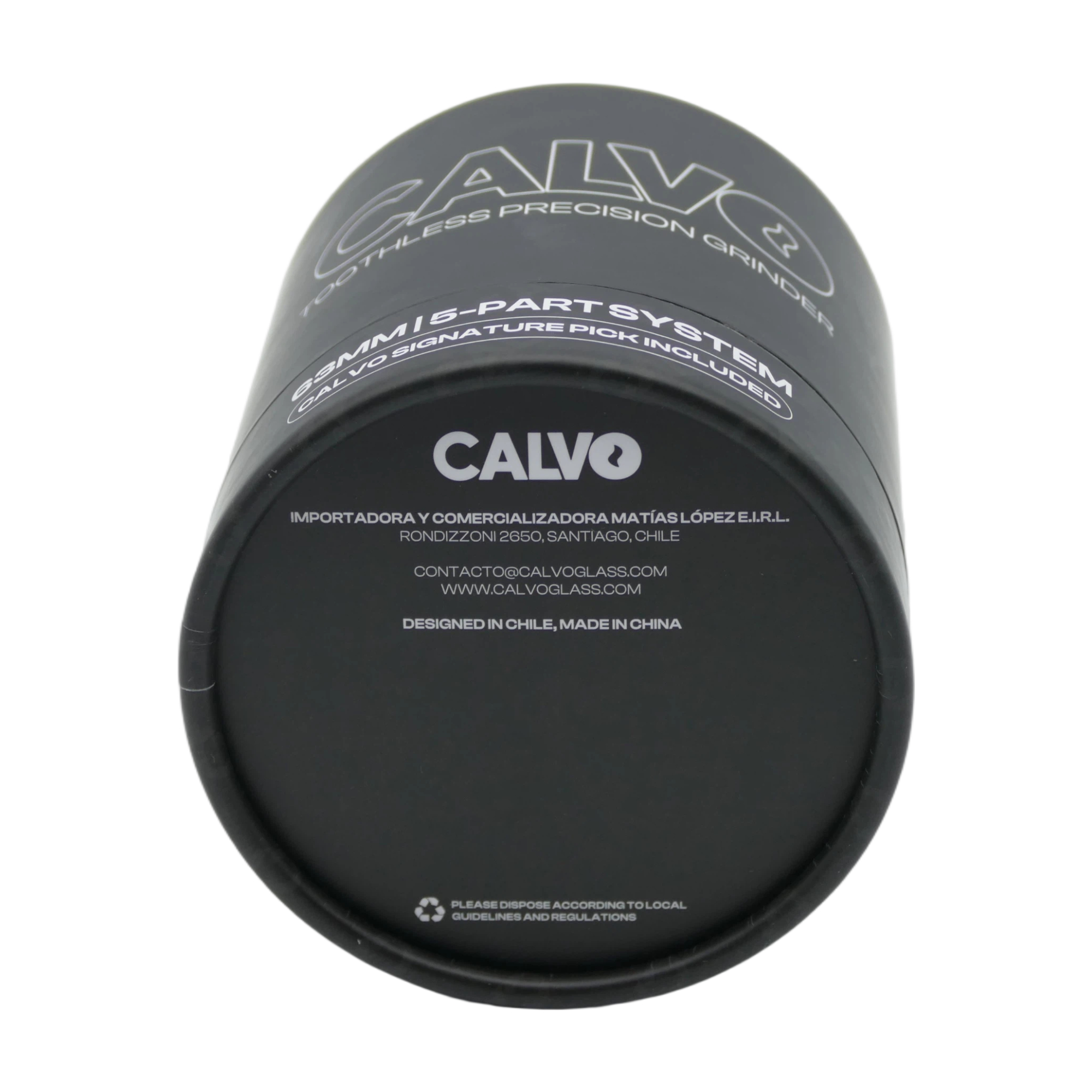 MOLEDOR CALVO AURA – NO TEETH BLACK 63MM - Imagen 5