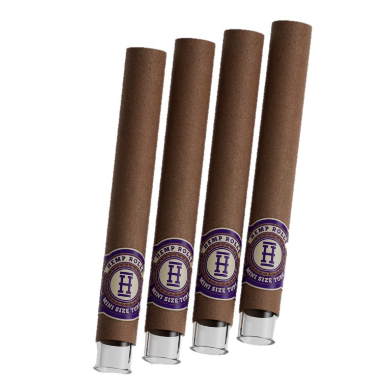 Hemper Hemp Rolls + Glass Tips Mini Size - grape - Imagen 3