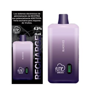 Vape Fume Recharge Plus 10.000 Puff Black Ice 4,5% Nic