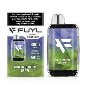 Vape Fuyl Blue Raspberry Grape 4.5% 8000 PUFFS