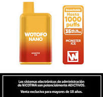 Wotofo Nano 1000 Puffs- con nicotina