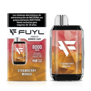 Vape Fuyl Strawberry Mango 4.5% 8000 PUFFS