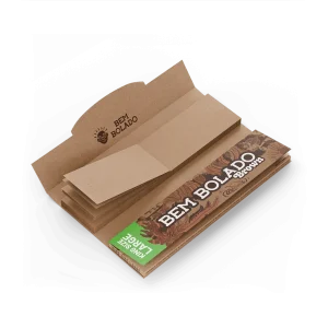 Bem Bolado organico brown 1 1/4 Papel + tips